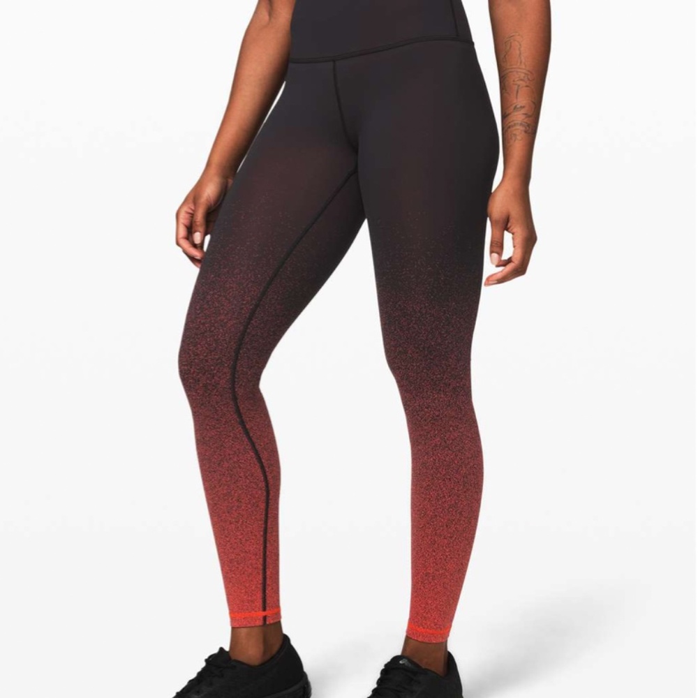 Lululemon Wunder Under High-Rise Tight Ombre Speckle Full-On Luon 28" LIKE NEW!